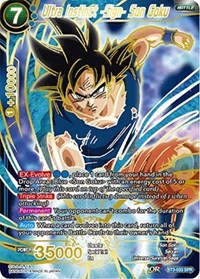 carte dragon ball z special Goku Ultra Instinct Laser 