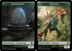 Dinosaur Egg // Dinosaur (0010) Double-Sided Token