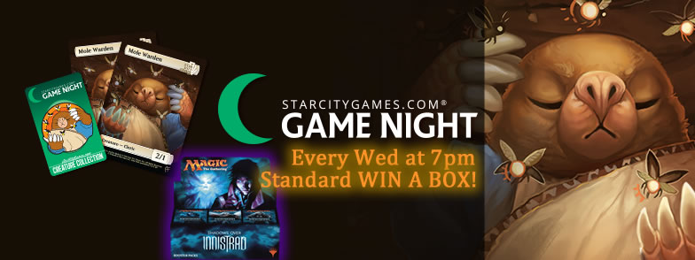 SCG Game Night Every Wed at 7pm