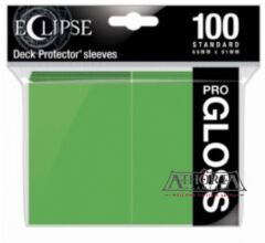 Eclipse Gloss Standard Sleeves: Lime Green (100)