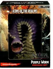 Dungeons & Dragons Fantasy Miniatures: Icons of the Realms Set 15 Fangs and Talons Purple Wurm