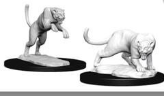 Dungeons & Dragons Nolzur`s Marvelous Unpainted Miniatures: W06 Panther & Leopard