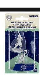 Critical Role Unpainted Miniatures: W02 Westruun Militia Swordsman & Kraghammer Axeman