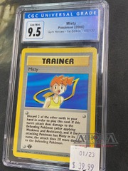 Misty - Gym Heroes - 1st Edition - CGC 9.5