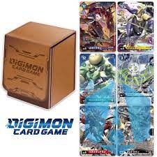 Digimon Card Game Deck Box Set Brown English Factory Sealed