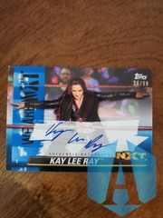 2021 Topps NXT WWE Autograph BLUE #A-KLR Kay Lee Ray Auto 36/50