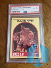 1990 Hoops Superstars Scottie Pippen PSA 8 #13 NM-MT