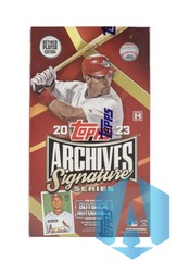 Topps Archives Signature Series Retired Player Edition 2023 Hobby Box Factory Sealed
