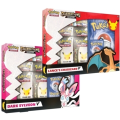 Lance's Charizard AND Dark Sylveon V Boxes - Celebrations Collection - Pokemon TCG