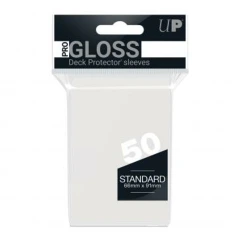 Ultra Pro - 50ct Pro-Gloss White Standard Deck Protector Sleeves