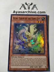 Bian, Earth of the Yang Zing - DUEA-EN029 - Super Rare - 1st Edition