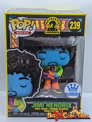 Funko Pop! Jimi Hendrix #239 Funko Shop Exclusive Blacklight