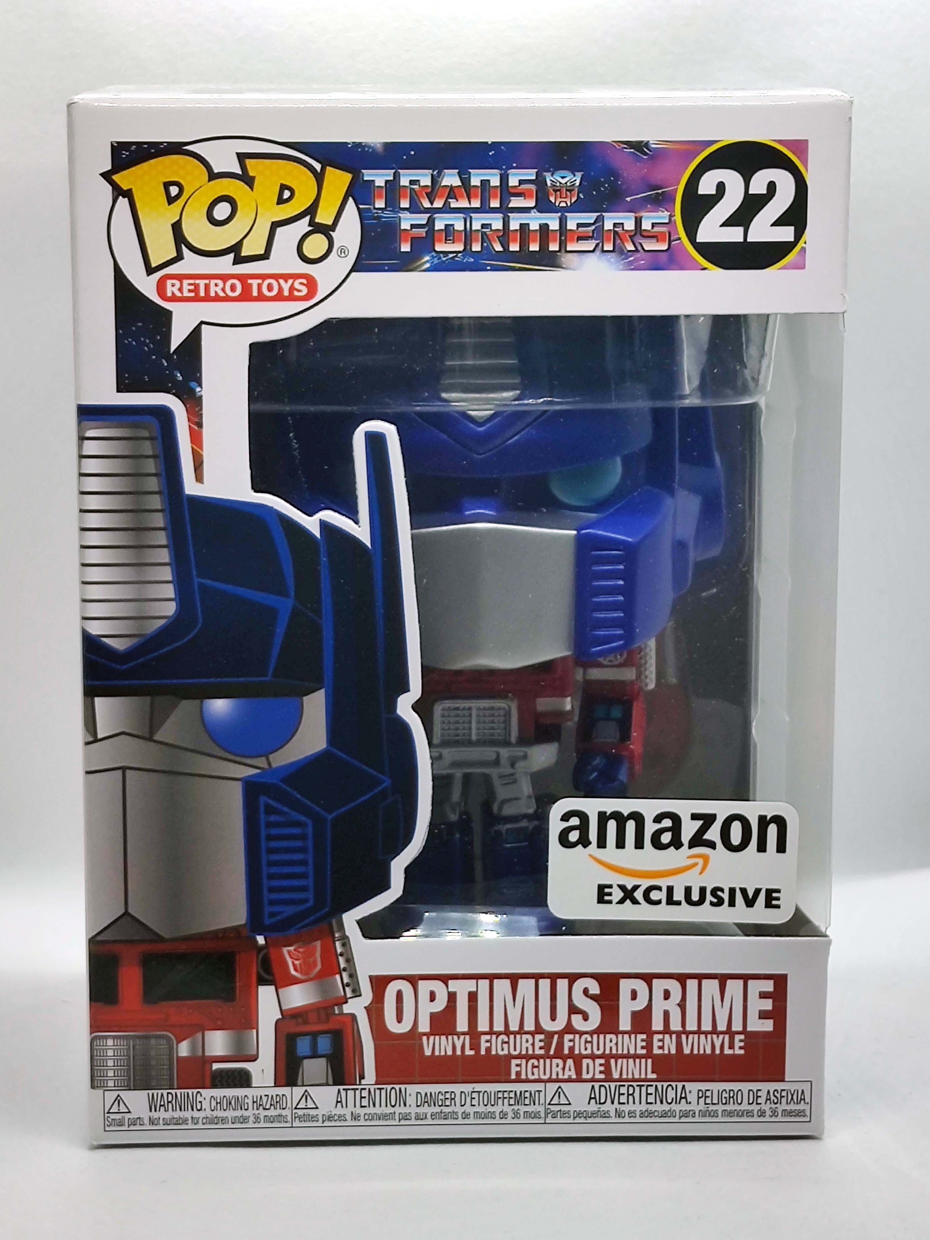 Retro Toys Transformers Metallic Optimus Prime Exclusive Funko Pop