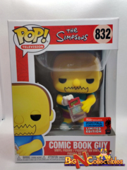 Funko Pop! The Simpsons - Comic Book Guy #832 2020 NYCC Shared Exclusive