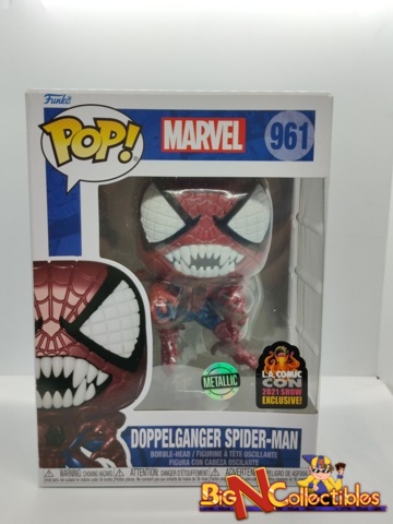 Funko Pop! Marvel - Doppelganger Spiderman #961 Metallic LACC 2021 Show Exclusive