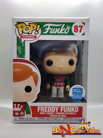 Funko Pop! Christmas Freddy Funko #87 Funko Shop Exclusive