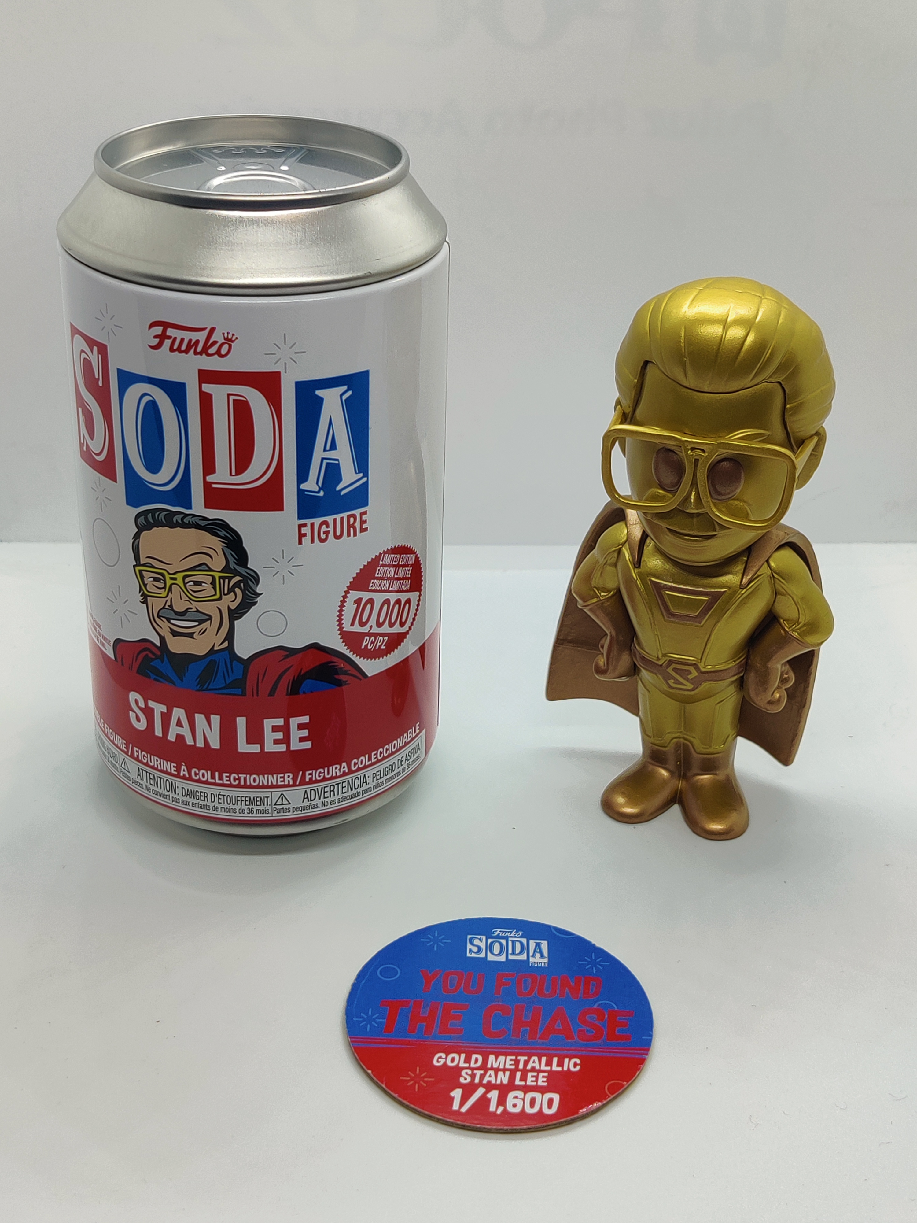 Funko Soda Superhero Stan Lee LE 10,000pcs Gold Metallic CHASE