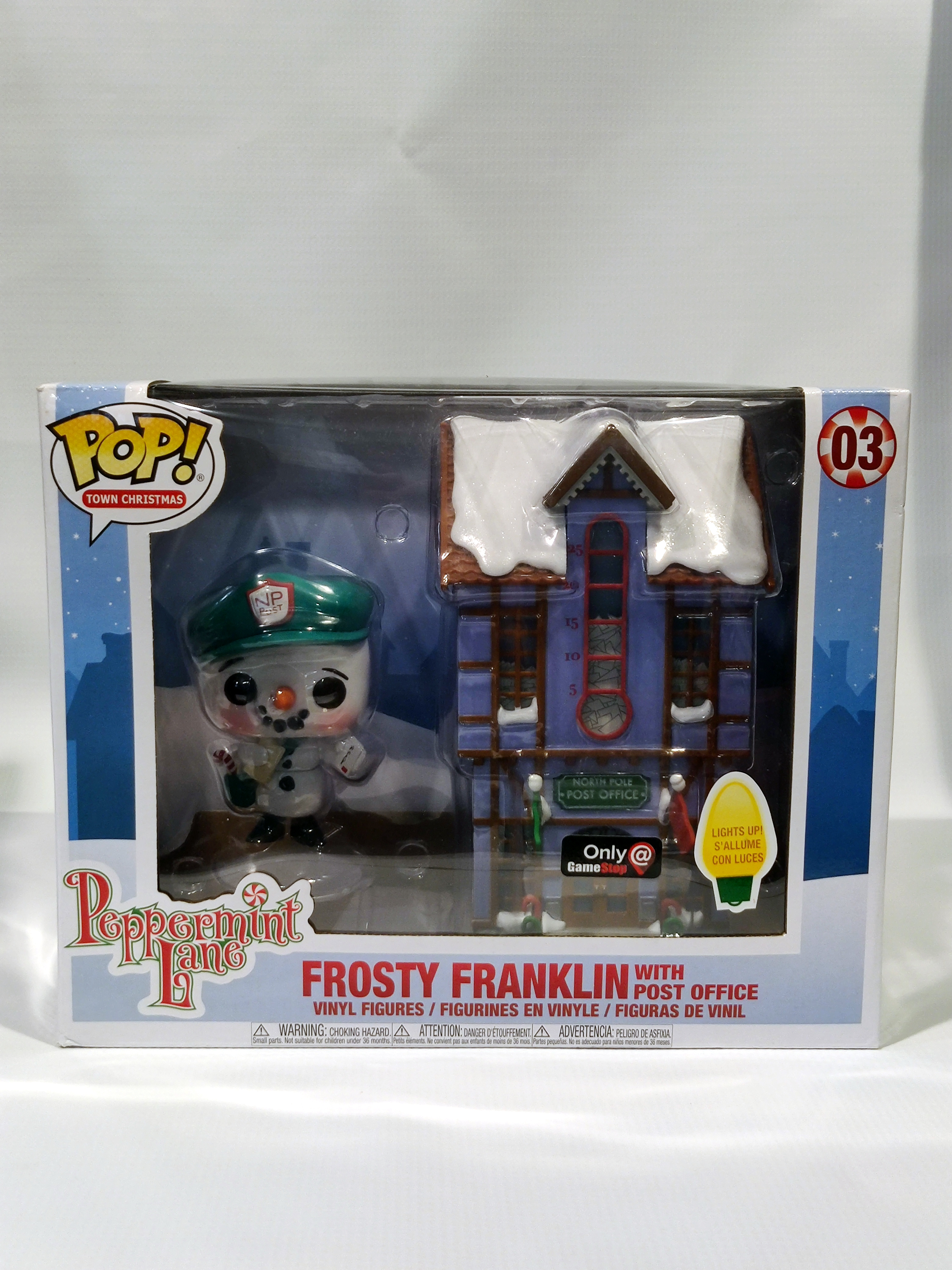 Funko Pop Peppermint Lane Frosty Franklin with Post Office 