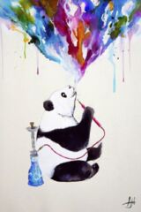 Chai Panda by Marc Allante Art Poster