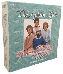 Checkers - The Golden Girls Shady Pines Game Set Checkers And Bingo