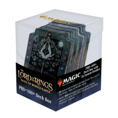 Ultra Pro - MTG Lord of the Rings: Tales of Middle-Earth Token Dividers with 100+ Deck Box (19835)