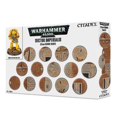 Citadel Basing - Sector Imperialis 32mm Round Bases (66-91)