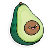 Squishable Sticker - Comfort Food Avocado Sticker