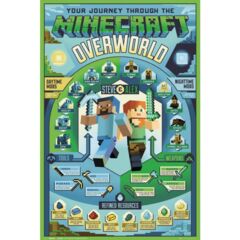 Minecraft - Overworld Biome Poster