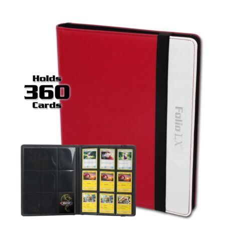 BCW - Pro-Folio LX 9-Pocket (Red-White)