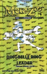 MetaZoo: Cryptid Nation Tribal Theme Deck - Dingbelle Ring Leader (Lightning) (2nd Edition)