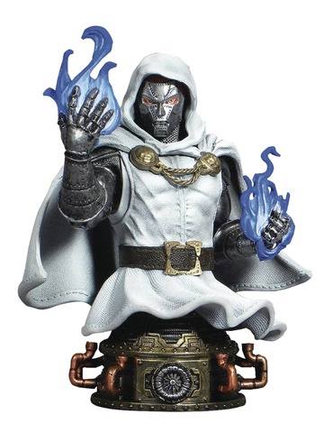 Diamond Selects 40th Anniversary Marvel Comics White Armor Doctor Doom Mini-Bust (Limited to 1000)