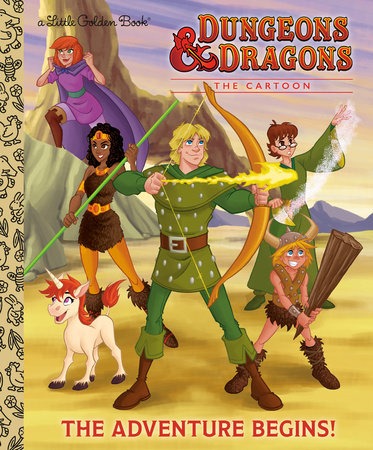 Dungeons & Dragons: the Cartoon - The Adventure Begins! Little Golden Book