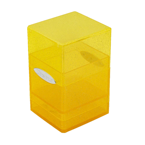 Ultra Pro - Satin Tower Deck Box Glitter Yellow (16016)