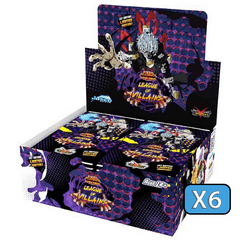 My Hero Academia CCG - Series 3 - League of Villains - 1st Edition - Booster Box Case (6 Boxes)