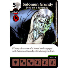 Solomon Grundy - Died on a Saturday (Die & Card Combo Combo)