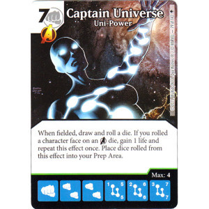 Captain Universe - Uni-Power (Die & Card Combo)
