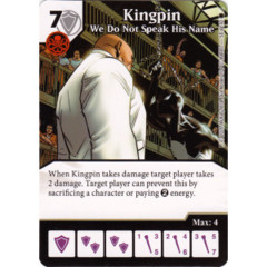 Kingpin - We Do Not Speak His Name (Die & Card Combo)