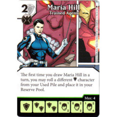 Maria Hill - Trained Agent (Die & Card Combo)