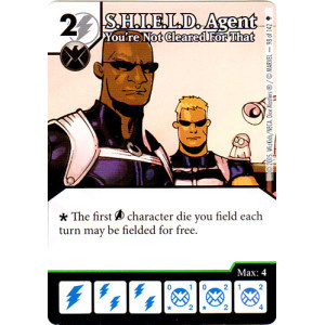 S.H.I.E.L.D. Agent - Youre Not Cleared For That (Die & Card Combo)