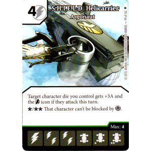 S.H.I.E.L.D. Helicarrier - Argonaut (Die & Card Combo)