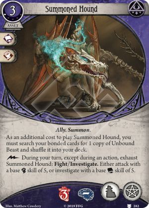 Summoned Hound (1) / Unbound Beast - Bonded Card Bundle (2 cards)