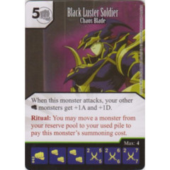 Black Luster Soldier - Chaos Blade (Die & Card Combo)