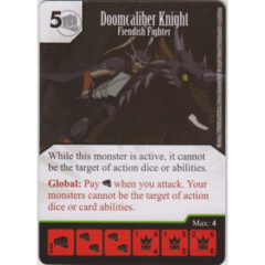 Doomcaliber Knight - Fiendish Fighter (Die & Card Combo)