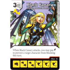 Black Canary - Dinah Laurel Lance (Die & Card Combo Combo)