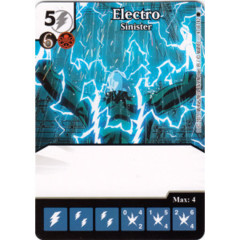 Electro - Sinister (Die & Card Combo)
