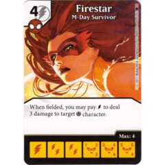 Firestar - M-Day Survivor (Die & Card Combo)