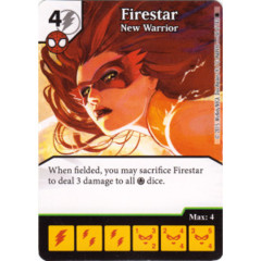 Firestar - New Warrior (Die & Card Combo)
