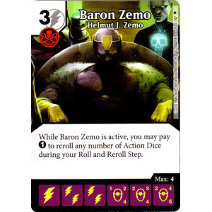 Baron Zemo - Helmut J. Zemo (Die & Card Combo)
