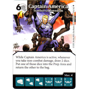 Captain America - Symbol of Freedom (Die & Card Combo)