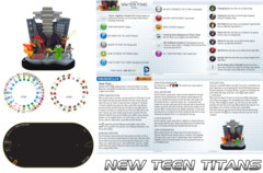 Heroclix New Teen Titans (T001) NO MINIS team base/dial/map only Teen Titans